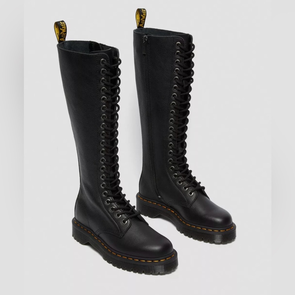Dr. Martens Black Rugged Sole Boots